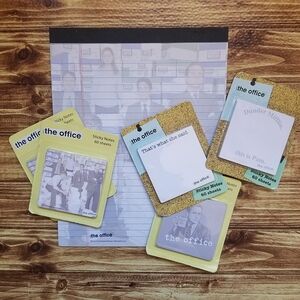 NBC Universal The Office Notepad & Sticky Notes Set Michael Scott Supplies Funny